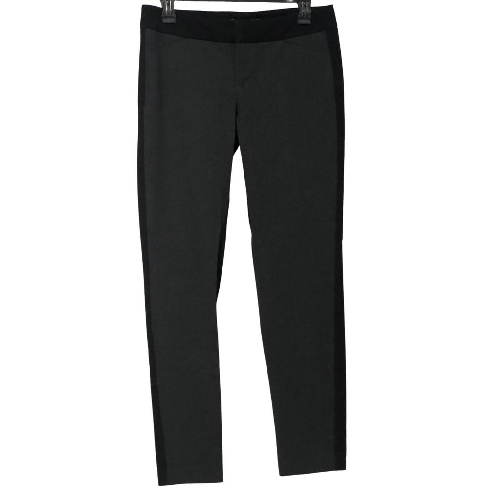 Crosby Black & Gray Skinny Trouser Pants - Size 4